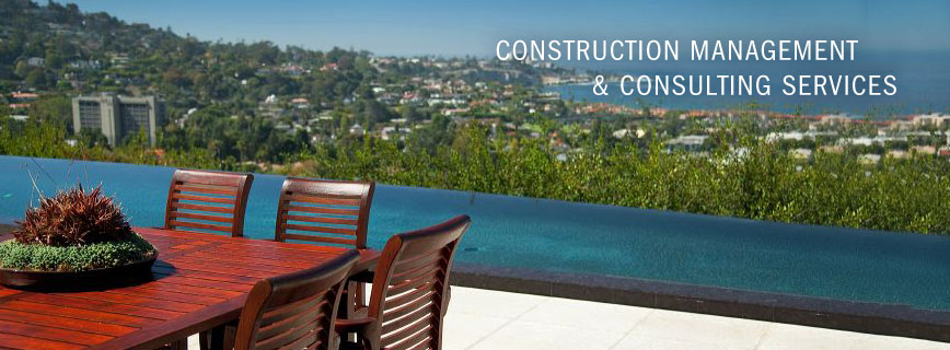 Construction Management & Consulting Services, patio with a view of the ocean.