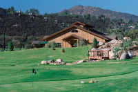 Home on a golf course